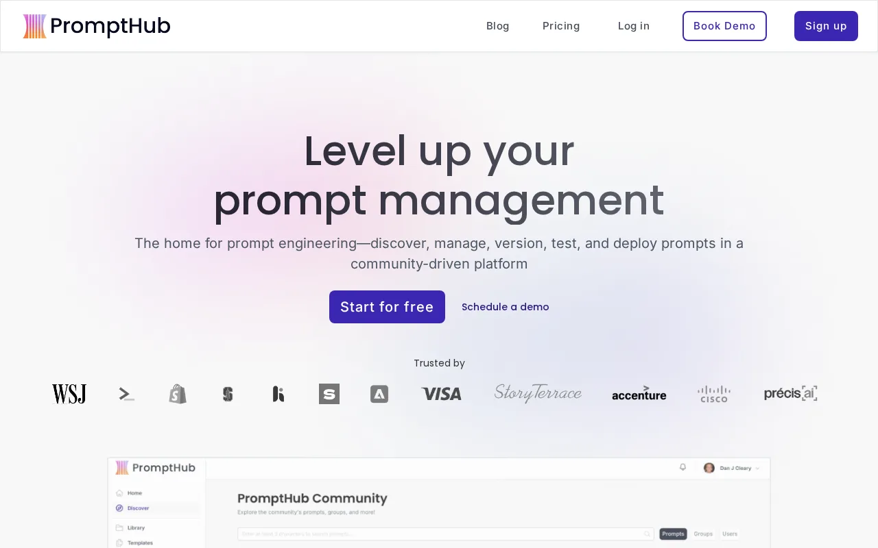 PromptHub — preview