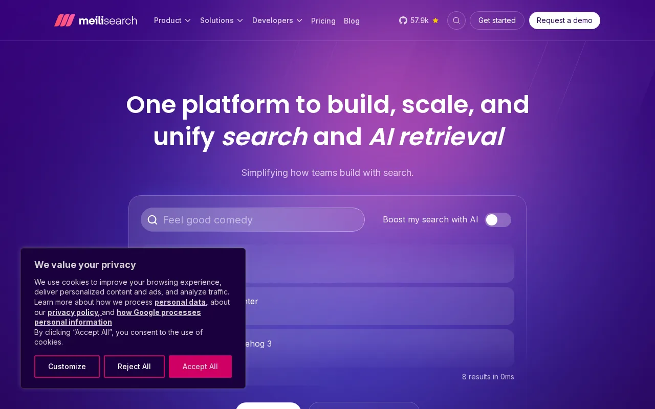 Meilisearch — preview