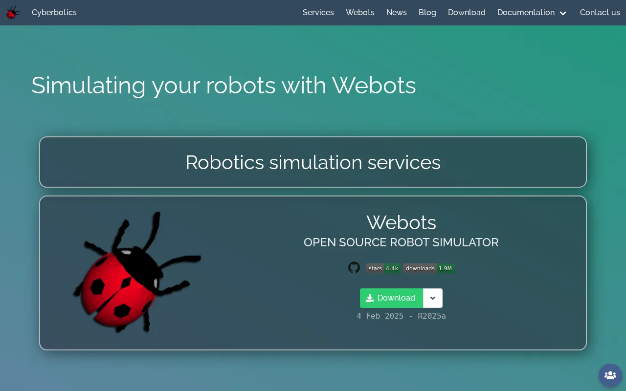 Webots — preview