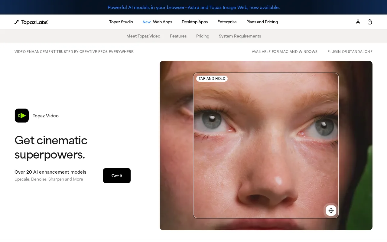 Topaz Video AI — preview