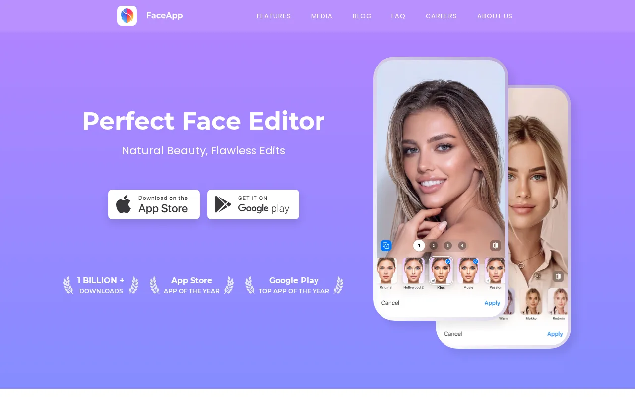 FaceApp — preview