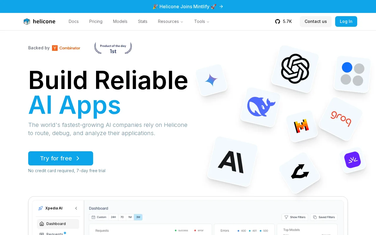 Helicone — preview