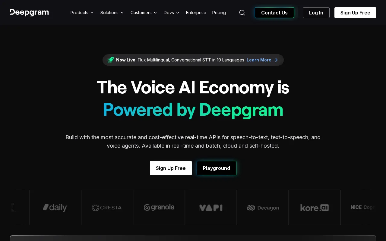 Deepgram — preview