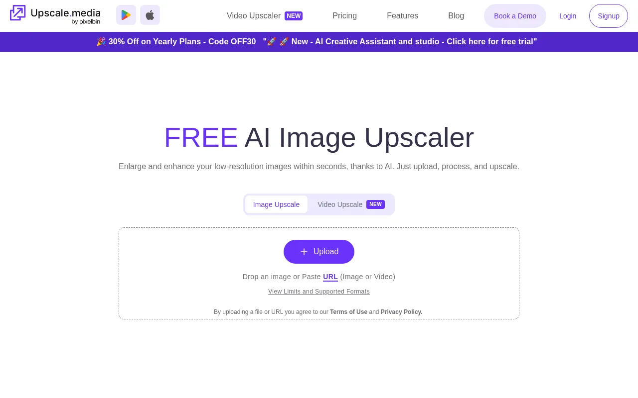 Upscale Media — preview