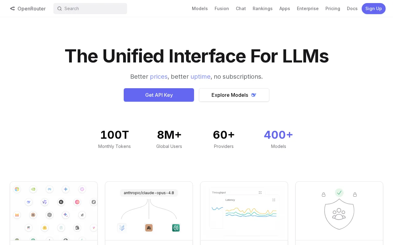 OpenRouter LLM Rankings — preview