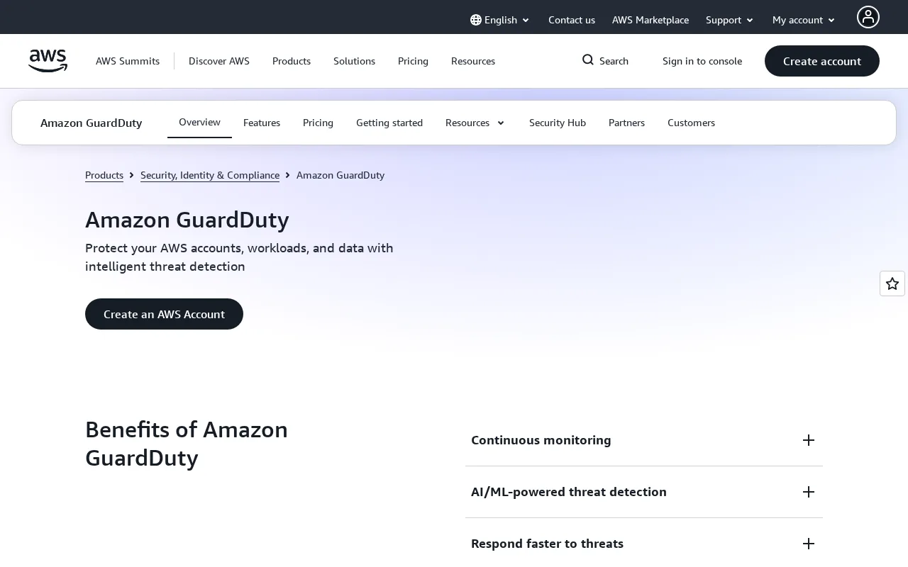 Amazon GuardDuty — preview