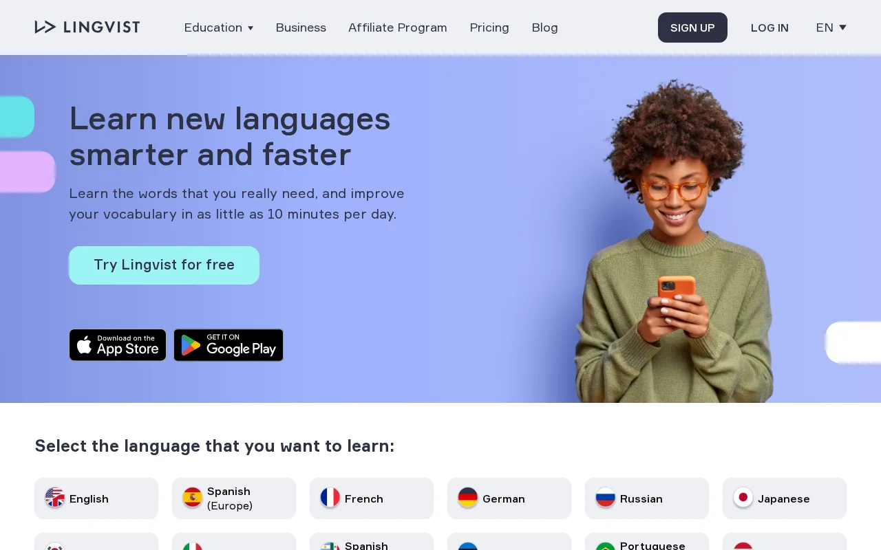 Lingvist — preview