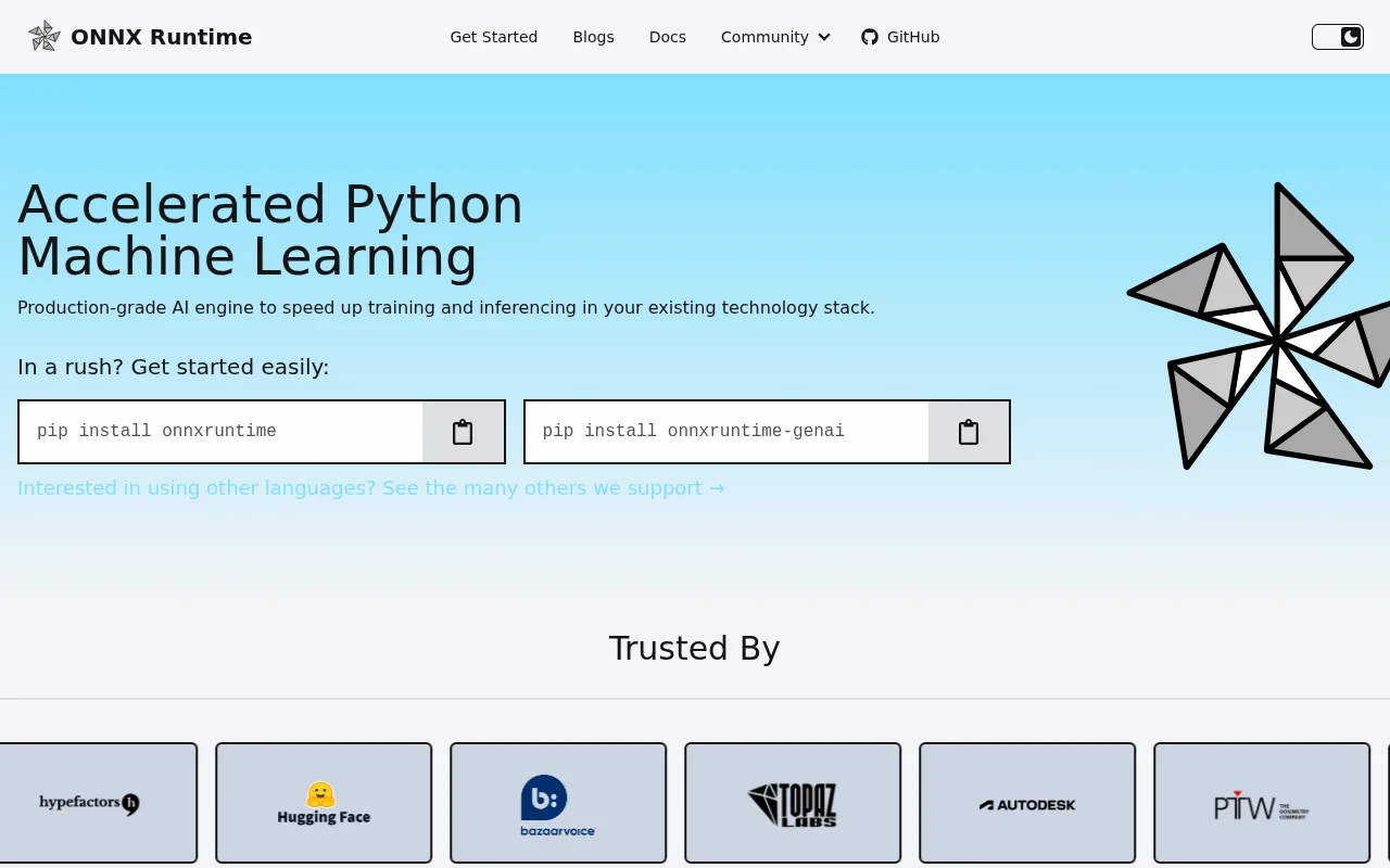 ONNX Runtime — preview