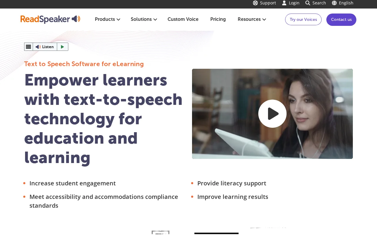 ReadSpeaker for Education — preview