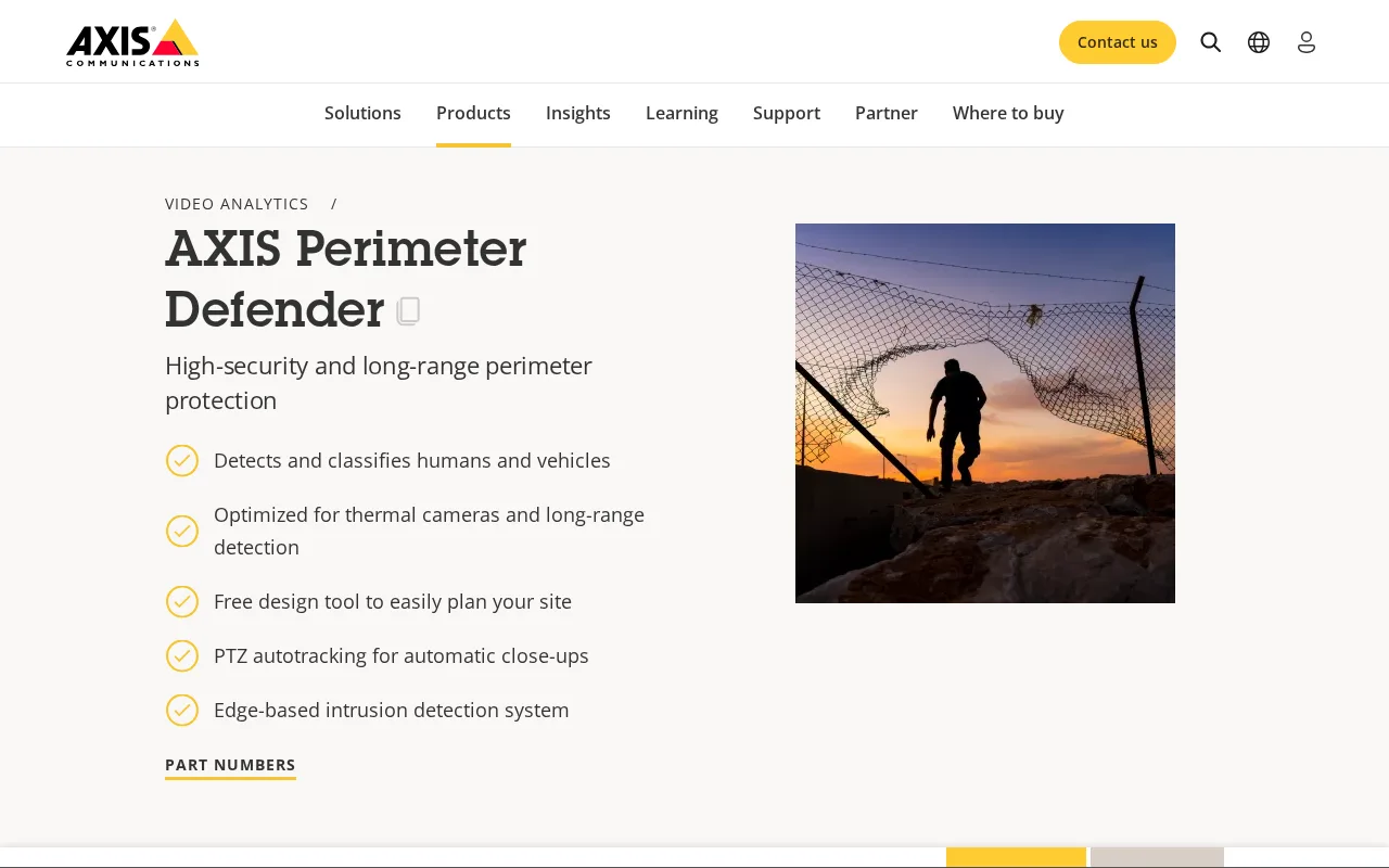 AXIS Perimeter Defender — preview