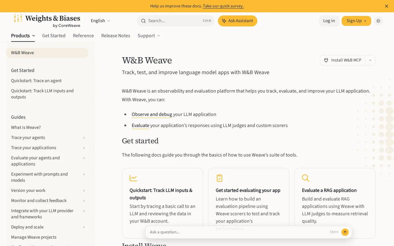 Weights & Biases Weave — preview