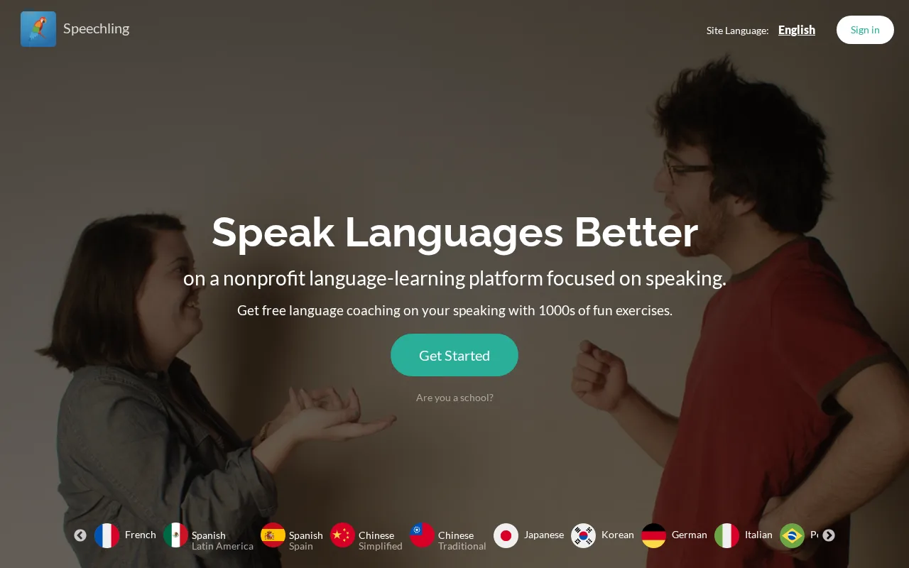 Speechling Coach AI — preview