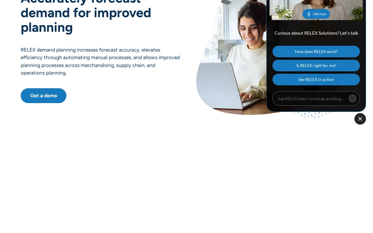 Relex Demand Forecasting — preview