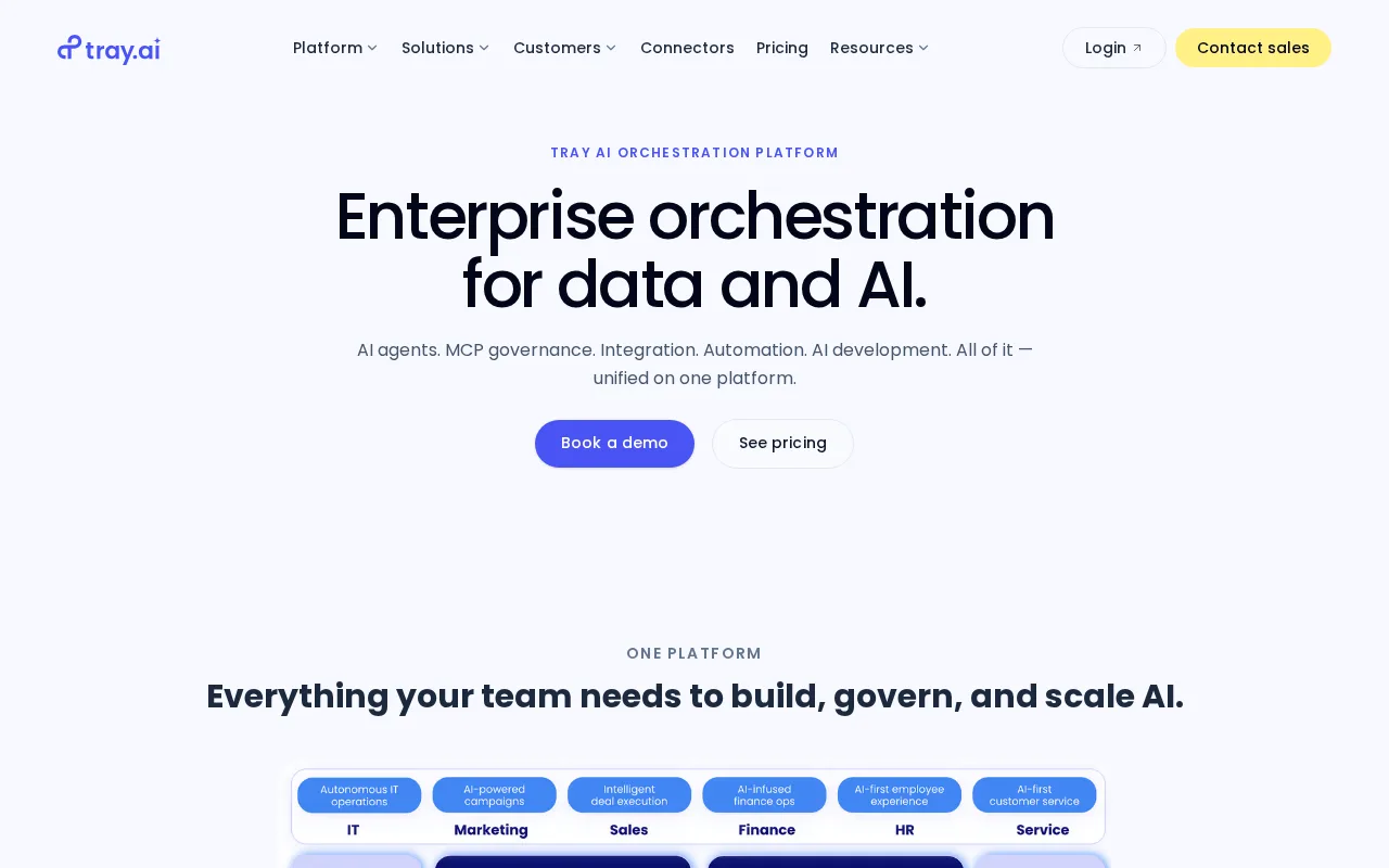 Tray Platform — preview