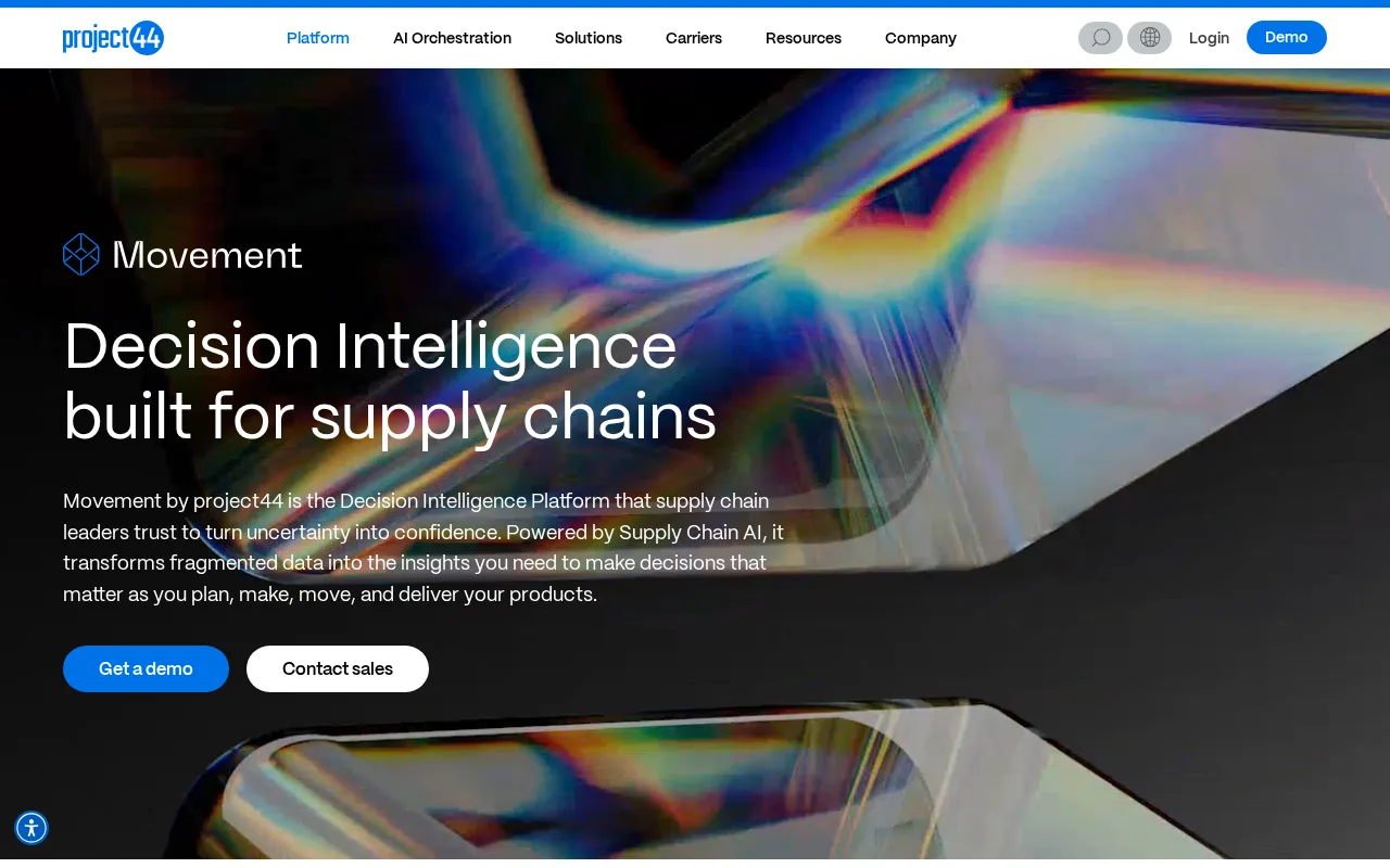 Project44 Supply Chain Visibility Platform — preview