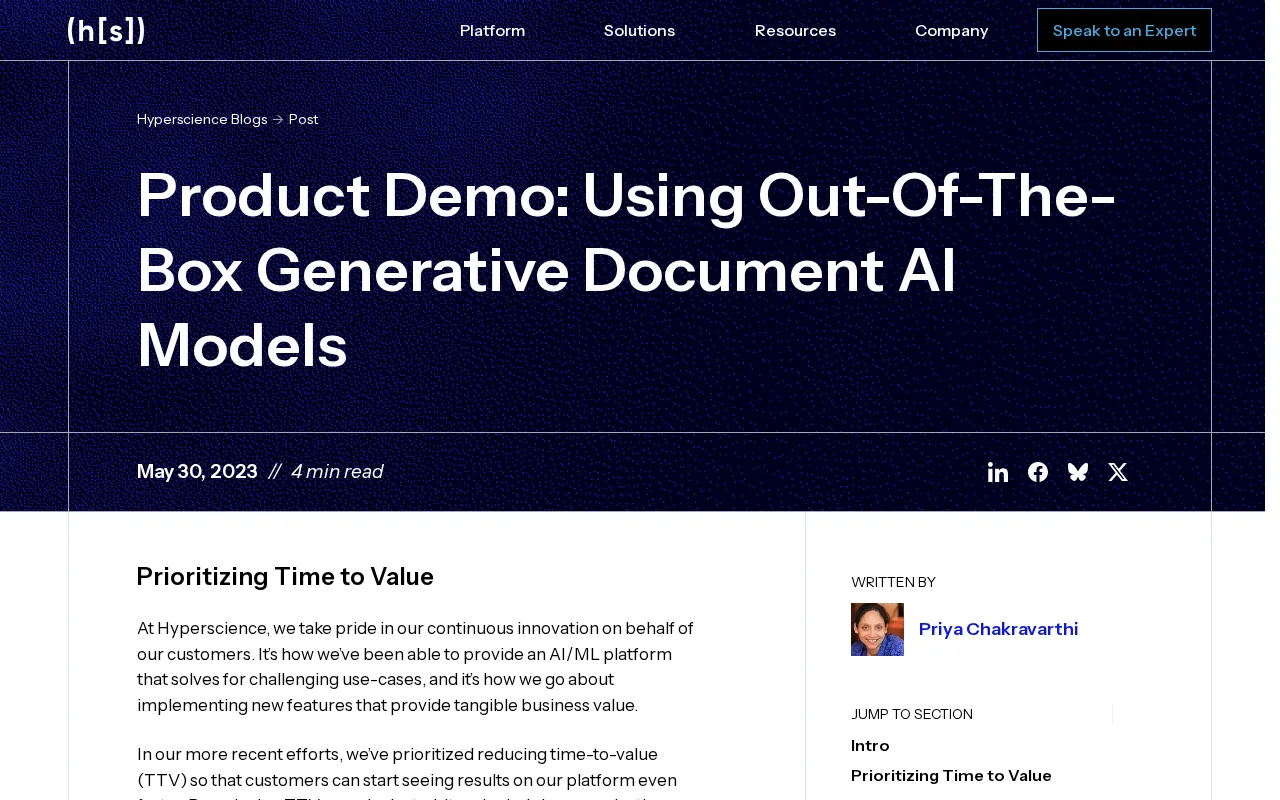 Hyperscience Intelligent Document Processing — preview
