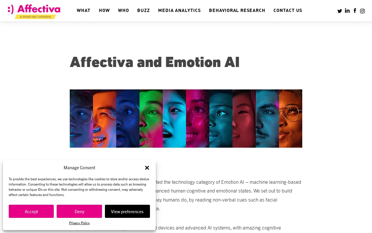 Affectiva Emotion AI — preview