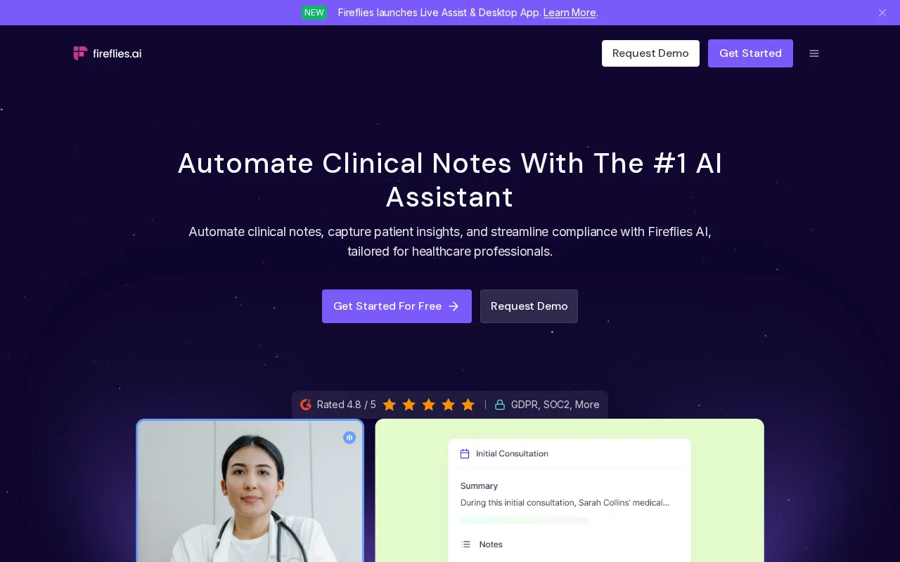 Fireflies Healthcare AI — preview