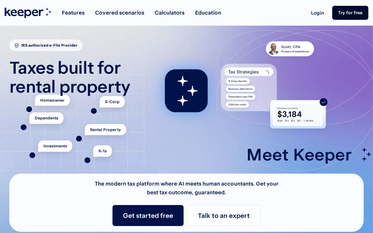 Keeper Tax — preview