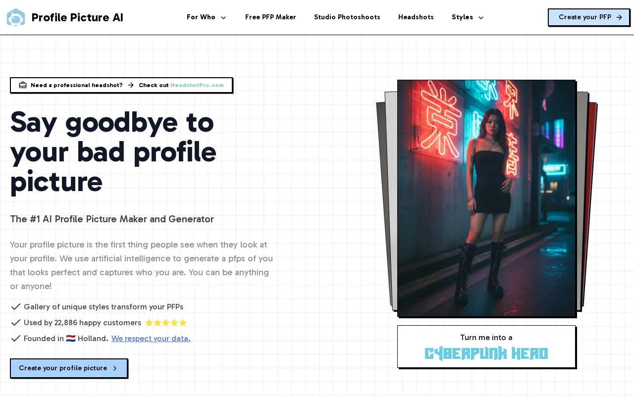 ProfilePicture.AI — preview
