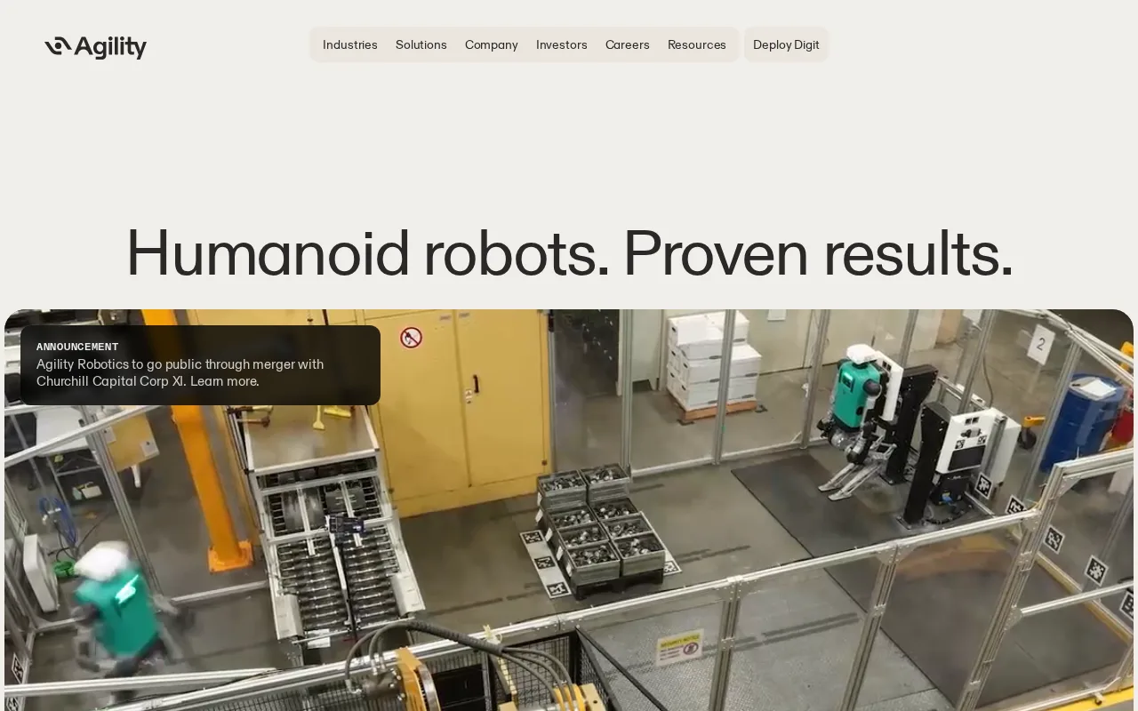 Agility Robotics — preview