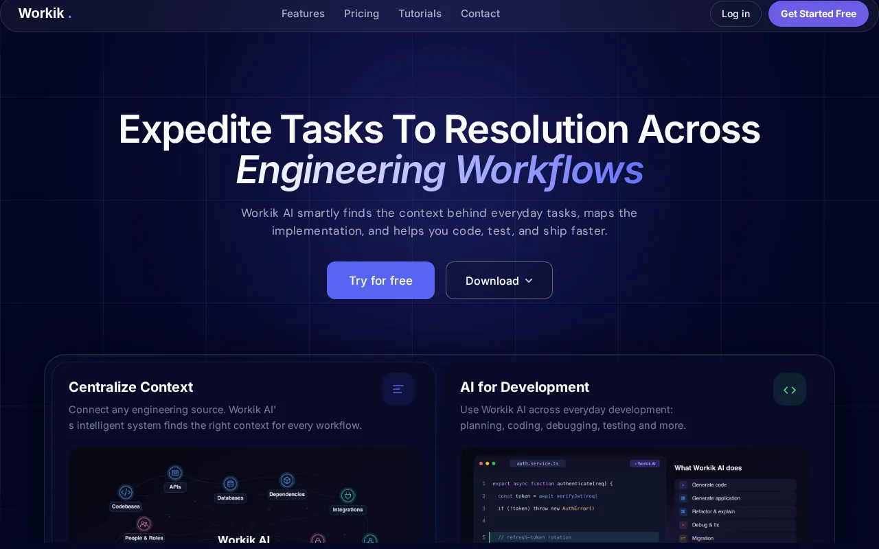 Workik — preview