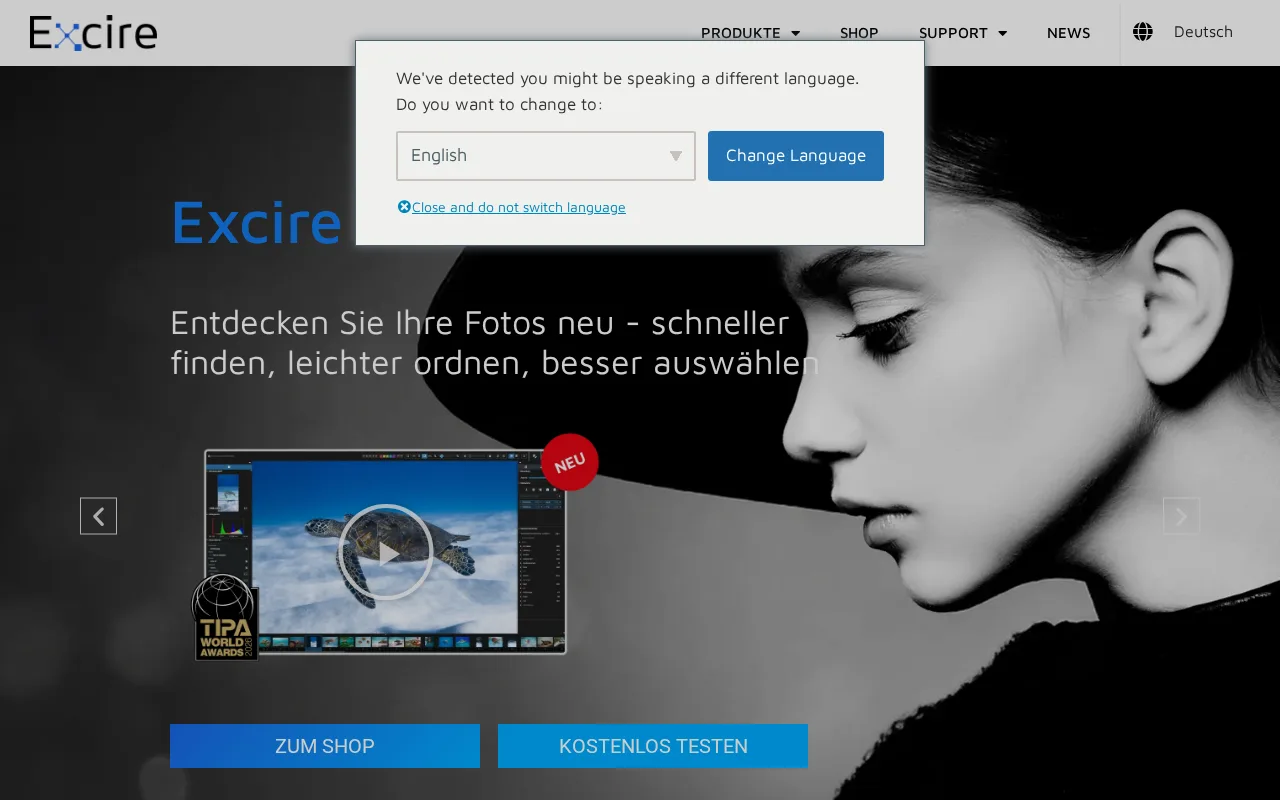 Excire — preview