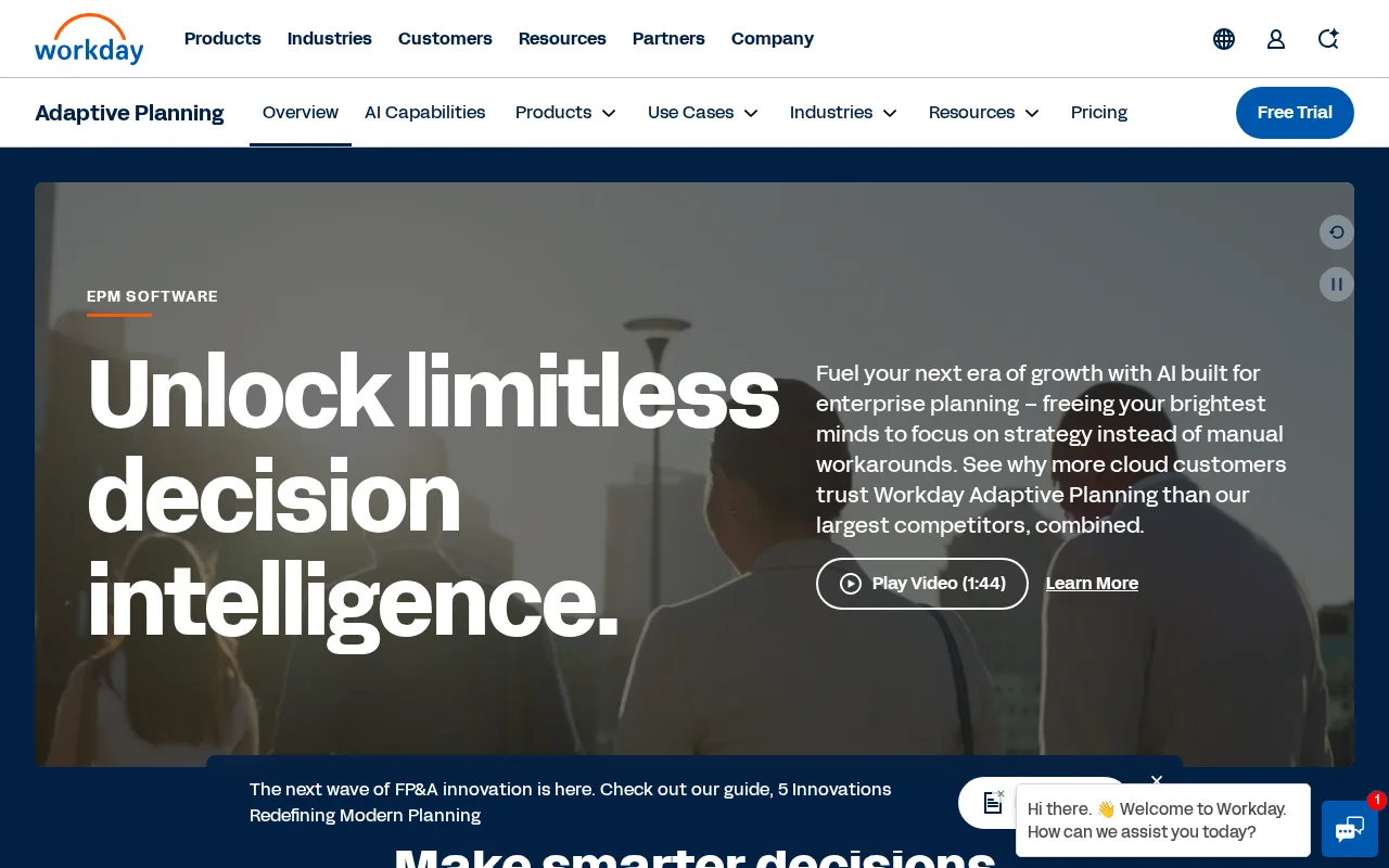 Workday Adaptive Planning — preview