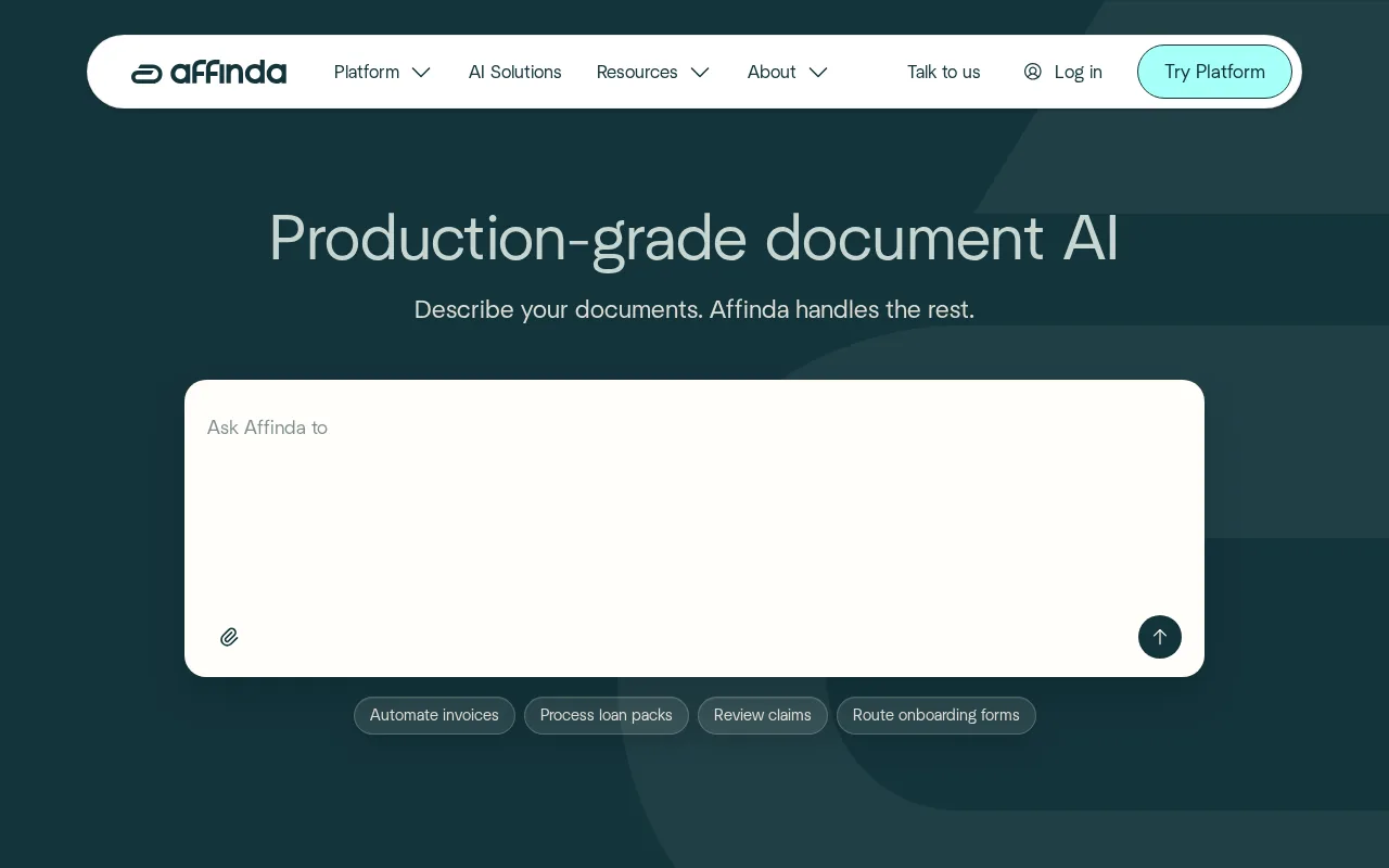 Affinda — preview
