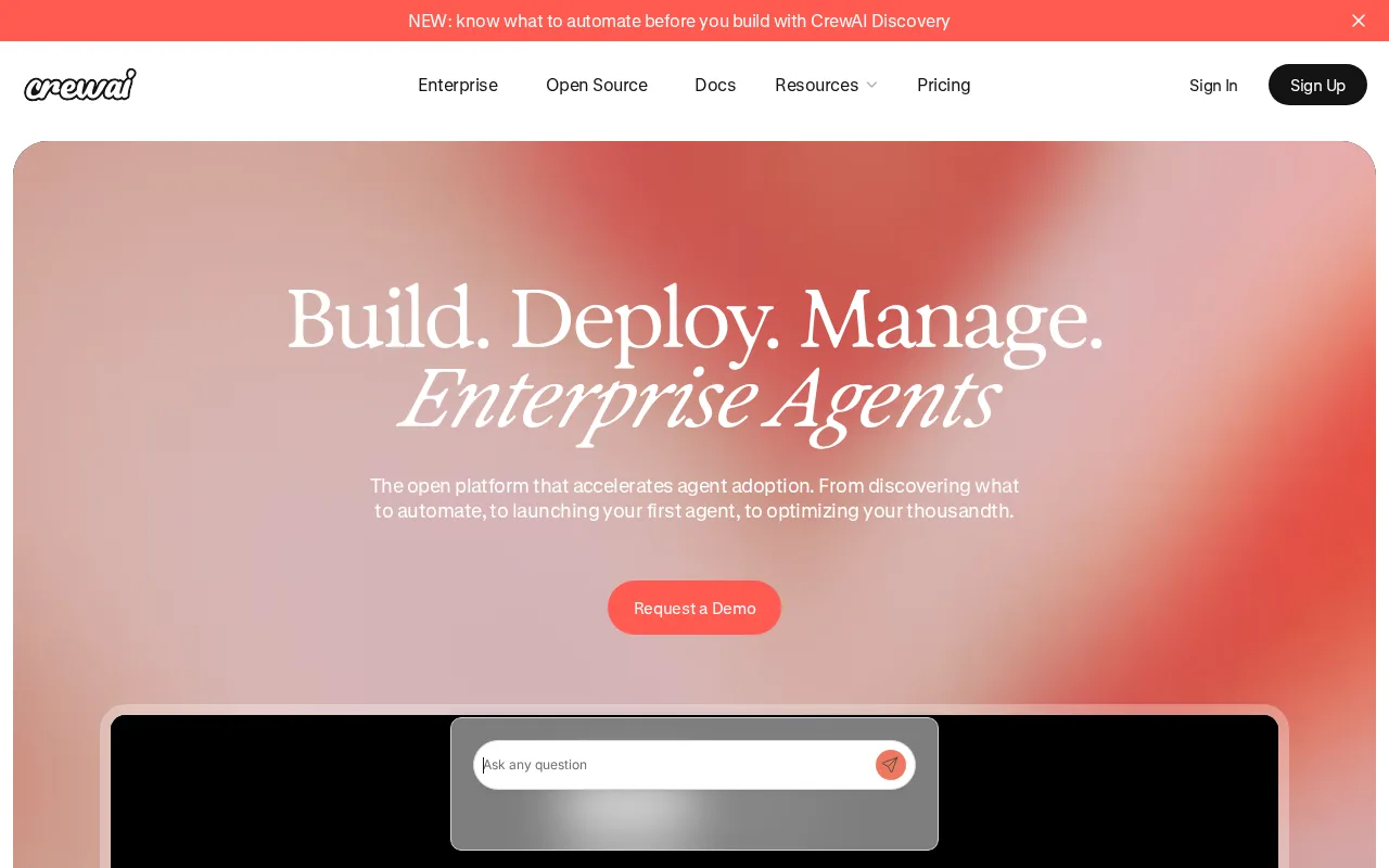 CrewAI — preview
