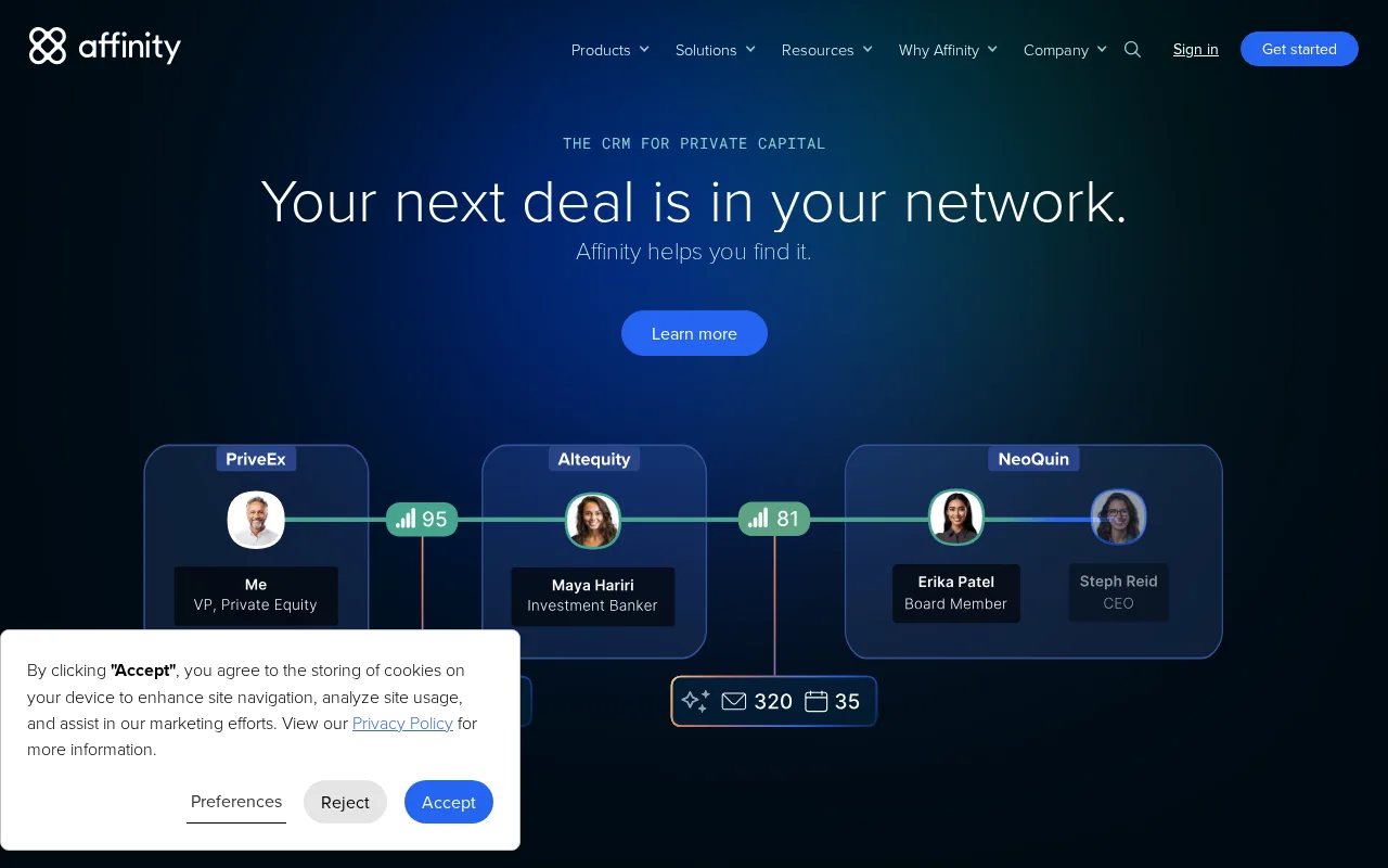 Affinity.co — preview